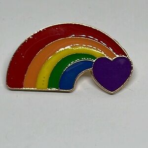 2/$14 LGBTQ Pride Rainbow love is‎ love brooch lapel pin backpack pin hat pin